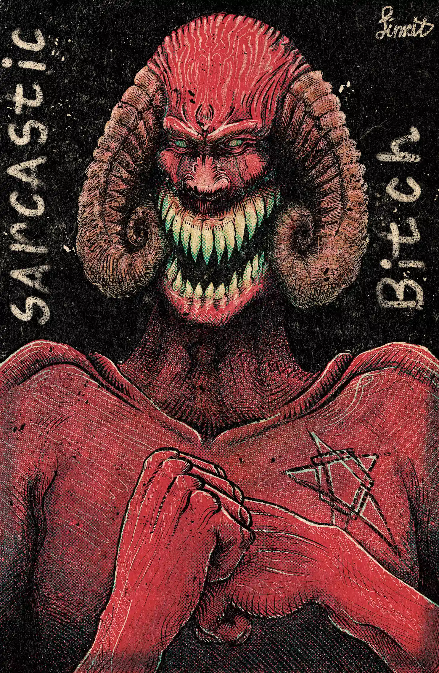 'Sarcasmodemon' -artwork by dimsaewel